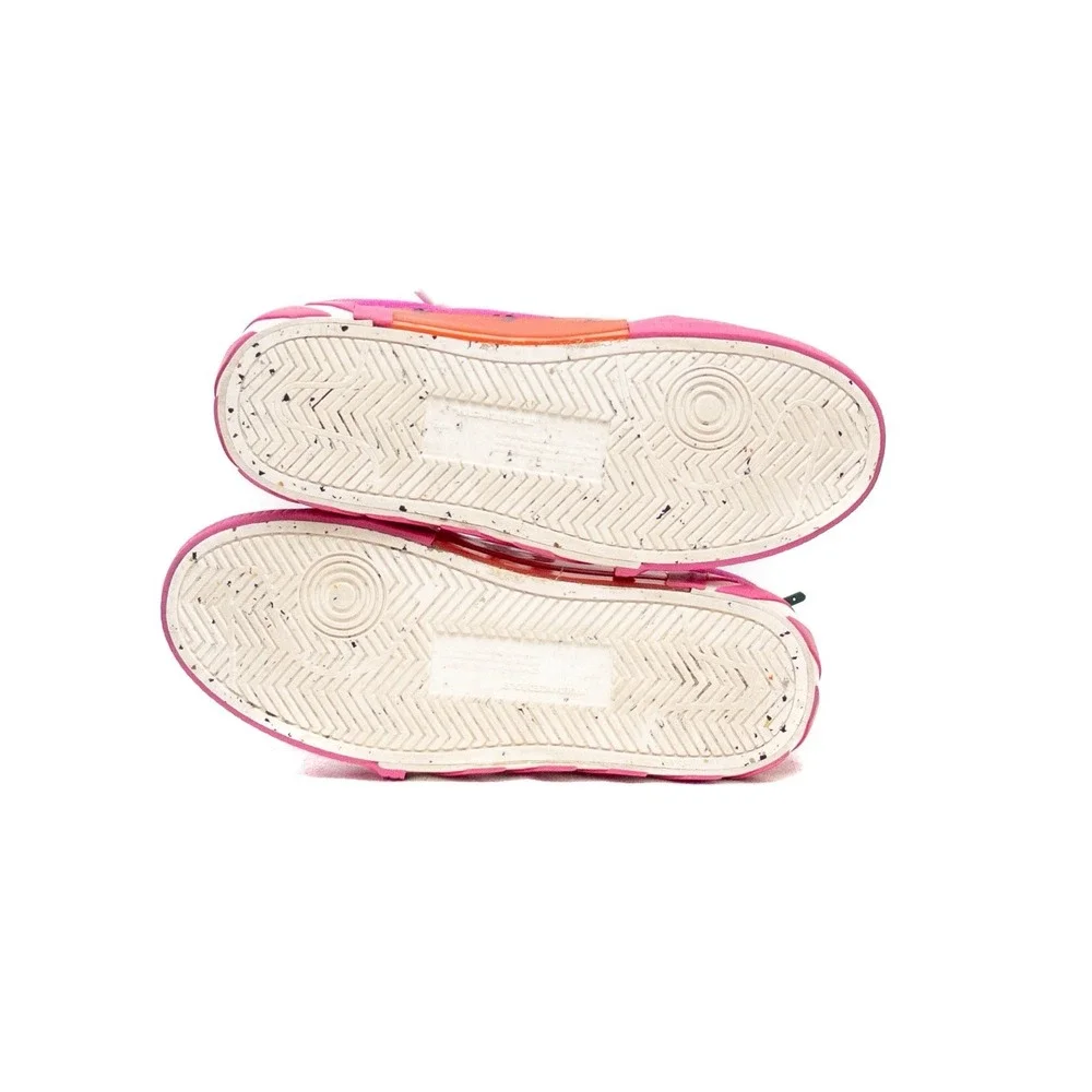 Off-White Womens Vulcanized Low Top Sneakers Pink/White‎ – US 8  – Virgil Abloh